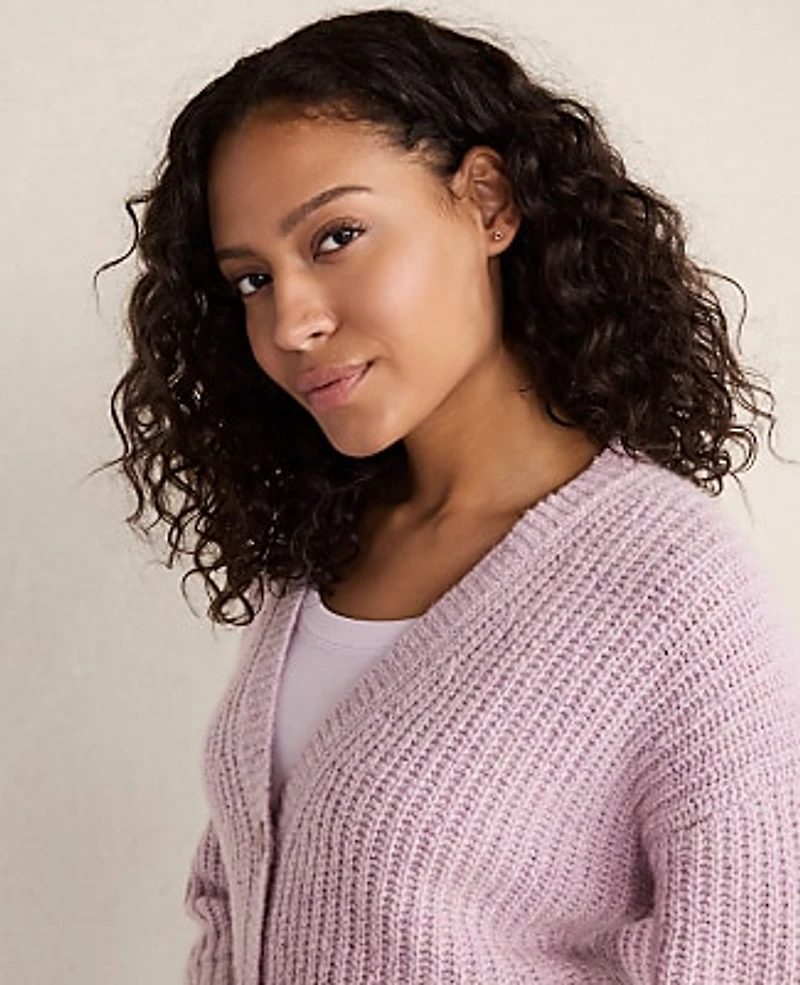 Ann Taylor Haven Well Within Marled Cashmere Cardigan Women's