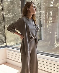 Ann Taylor Haven Well Within Relaxed Jersey T-Shirt Saddle Brown Women's