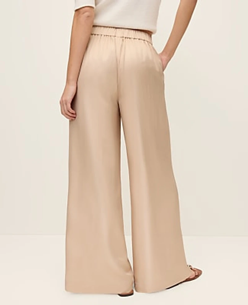 Ann Taylor The Petite Easy Wide-Leg Pant Women's