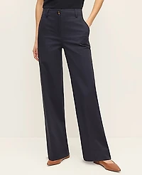 Ann Taylor The Petite Modern Wide-Leg Pant Night Sky Women's
