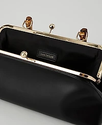 Ann Taylor Bamboo Top Handle Bag Black Women's