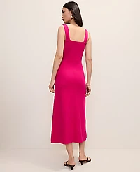 Ann Taylor Ribbed Button Sweater Dress Women's