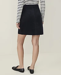 Ann Taylor Weekend A-Line Skirt Corduroy Night Sky Women's