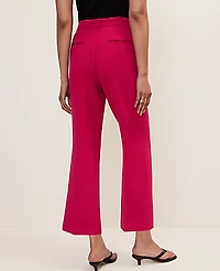 Ann Taylor The Flare Ankle Pant Fluid Crepe Granita Women's