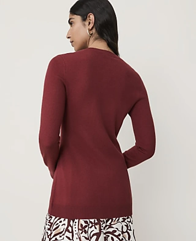 Ann Taylor Longline Cardigan Women's