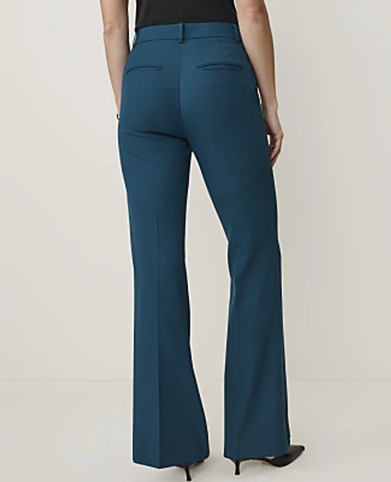 Ann Taylor The Flare Trouser Deep Forest Pine Women's