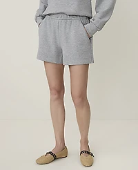 Ann Taylor Weekend Easy Fit Short CloudPlush Heather Women's