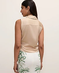 Ann Taylor Tie Waist Blouse Women's