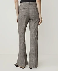 Ann Taylor The Flare Trouser Plaid Multi Women's