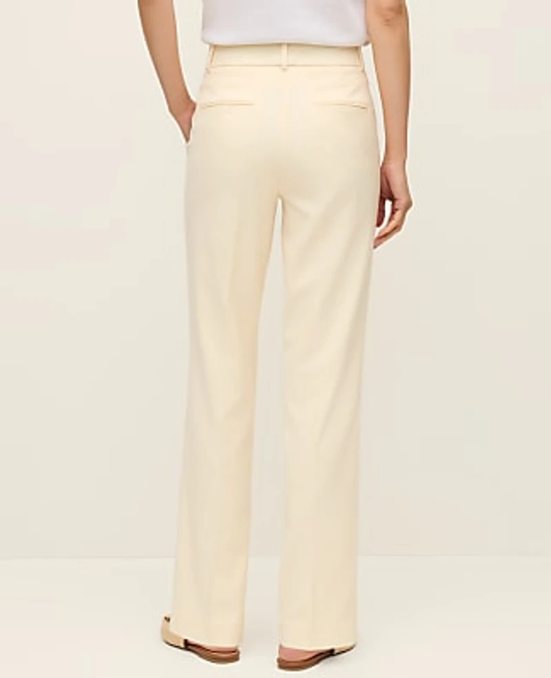 Ann Taylor The Straight Pant Almond Oil Women's