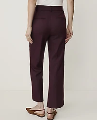 Ann Taylor The Flare Ankle Pant — Curvy Fit Classic Burgundy Women's