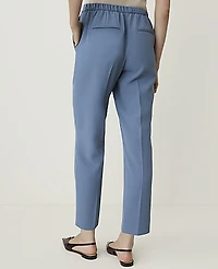Ann Taylor The Petite Relaxed Ankle Pant Fluid Crepe Cool Dusk Women's