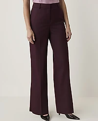 Ann Taylor The Wide-Leg Pant Classic Burgundy Women's