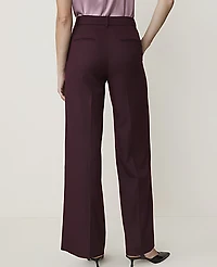 Ann Taylor The Wide-Leg Pant Classic Burgundy Women's