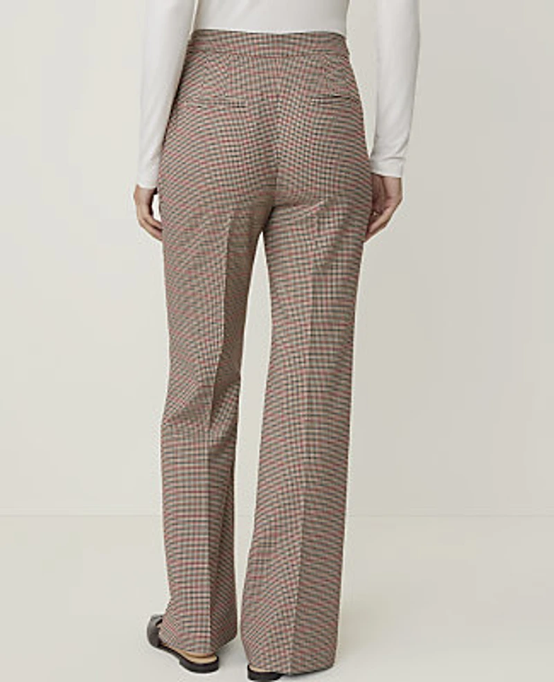 Ann Taylor The Petite Modern Trouser Houndstooth Multi Women's