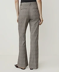Ann Taylor The Petite Flare Trouser Plaid Multi Women's