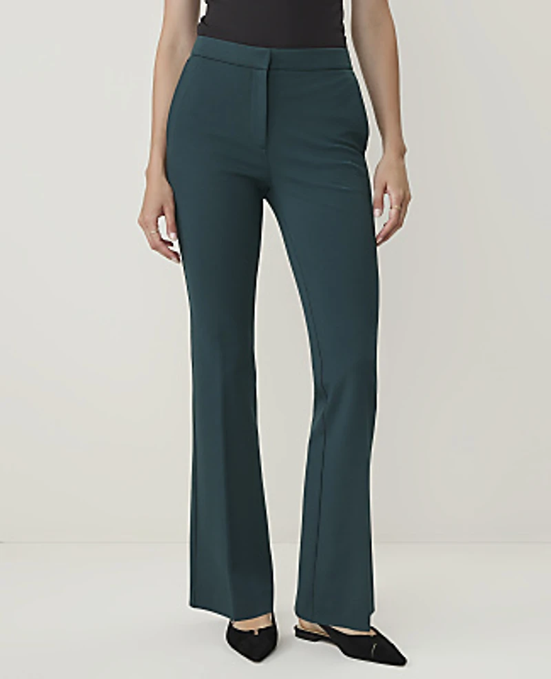 Ann Taylor The Petite Skinny Flare Pant Ponte Ponderosa Pine Women's