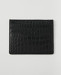 Ann Taylor Weekend Croco Card Case Women's