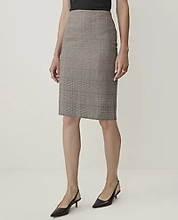 Ann Taylor The Petite Tailored Pencil Skirt Plaid Multi Women's