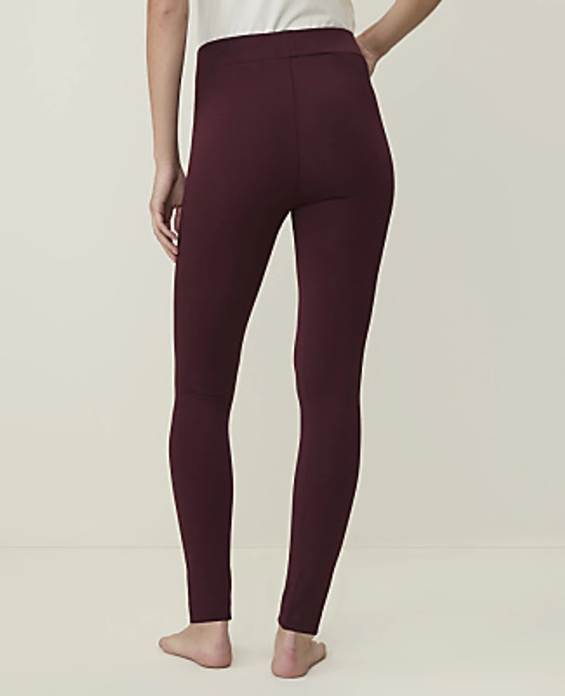 Ann Taylor Classic Easy Fit Legging Purest Plum Women's