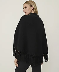 Ann Taylor Weekend Fringe Poncho Women's