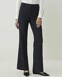 Ann Taylor The Petite Jayne Trouser Faux Denim Indigo Blend Women's