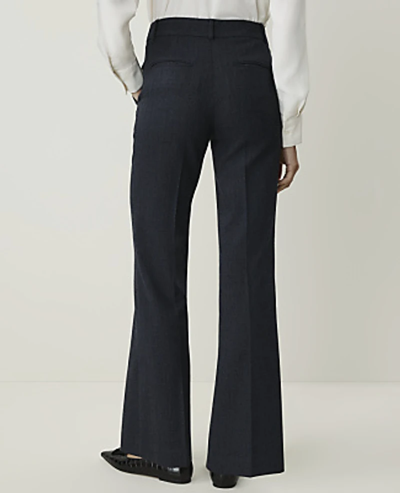 Ann Taylor The Petite Jayne Trouser Faux Denim Indigo Blend Women's