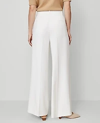 Ann Taylor The Modern Wide-Leg Trouser Winter White Women's