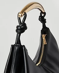 Ann Taylor Handle Shoulder Bag Black Women's