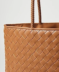 Ann Taylor Weekend Woven Tote Women's