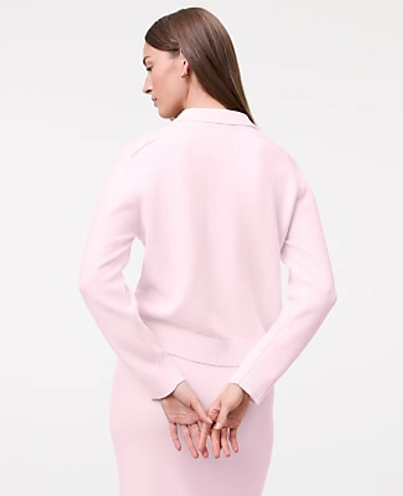 Ann Taylor Weekend Henley Sweater Women's
