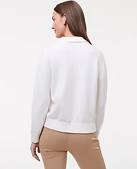 Ann Taylor Weekend Henley Sweater Women's