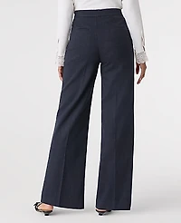 Ann Taylor The Everyday Sailor Wide-Leg Pant in Denim Size 8 Indigo Blend Women's