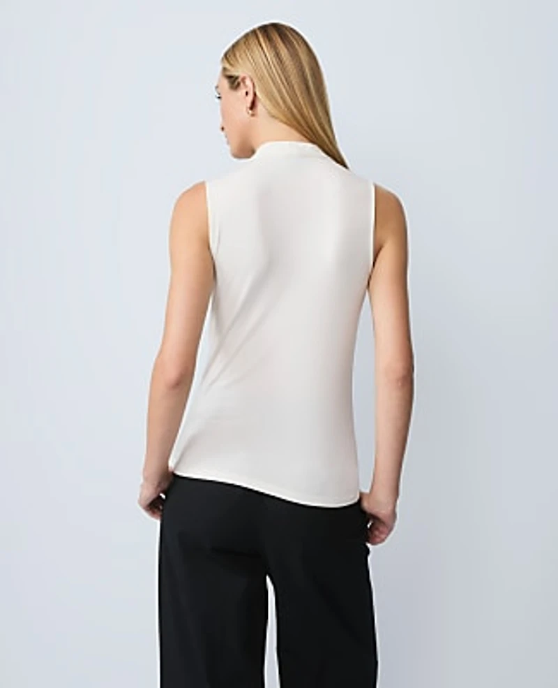 Ann Taylor Sleeveless V-Neck Top Women's