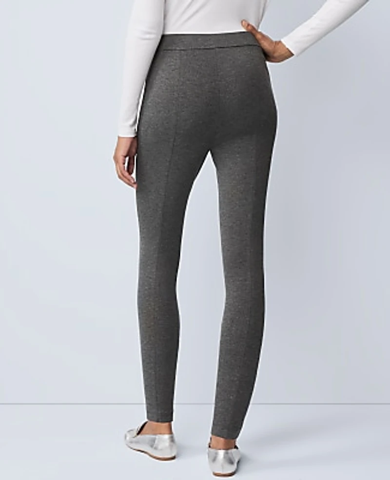 Ann Taylor Petite Weekend Classic Easy Fit Legging Moonlight Grey Heather Women's