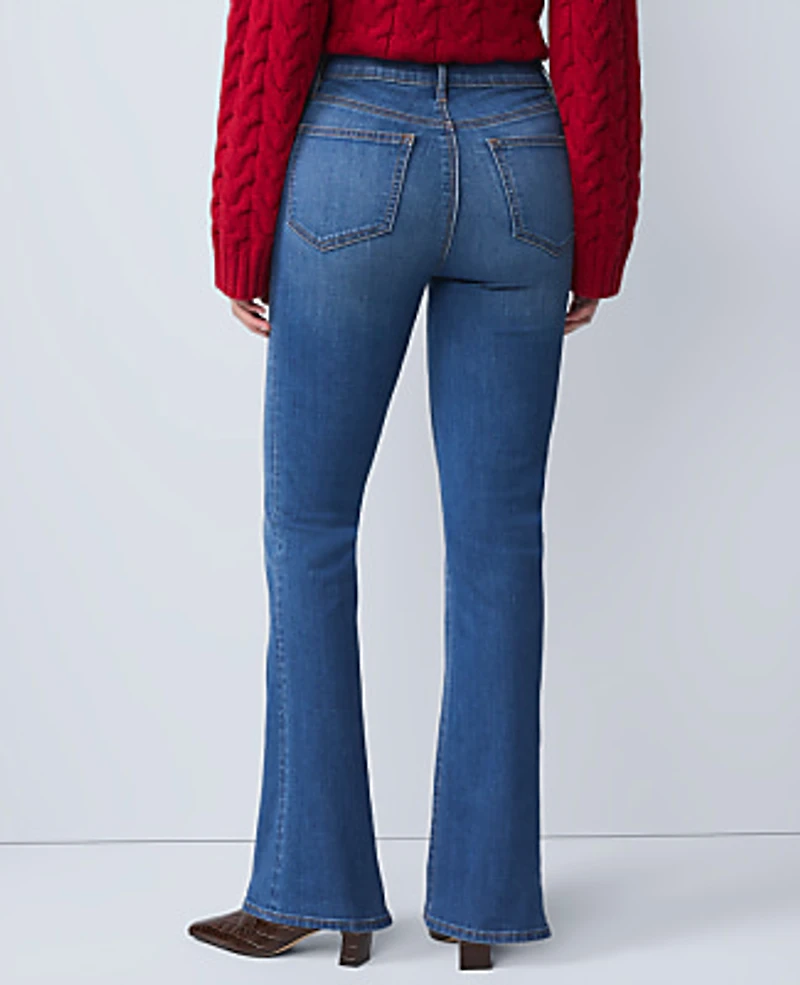 Ann Taylor The Boot Jean — Curvy Fit Refined Dark Indigo Wash Women's
