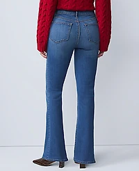 Ann Taylor The Boot Jean — Curvy Fit Refined Dark Indigo Wash Women's