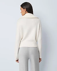 Ann Taylor Weekend Half-Zip Sweater Women's
