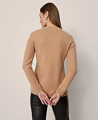 Ann Taylor Petite Curved Hem Longline Cardigan Women's