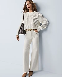 Ann Taylor Weekend Cozy Crew Neck Sweater Women's