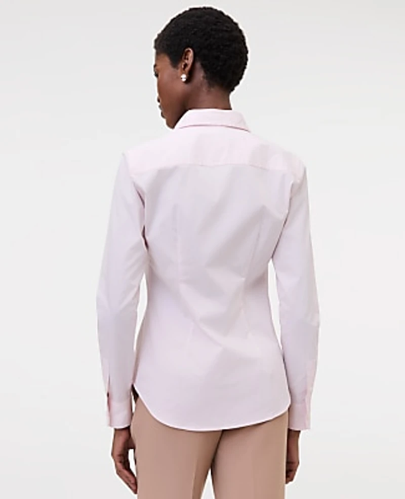 Ann Taylor Perfect Shirt Blush Haze Women's