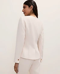 Ann Taylor Split Hem Jacket Fluid Crepe Women's