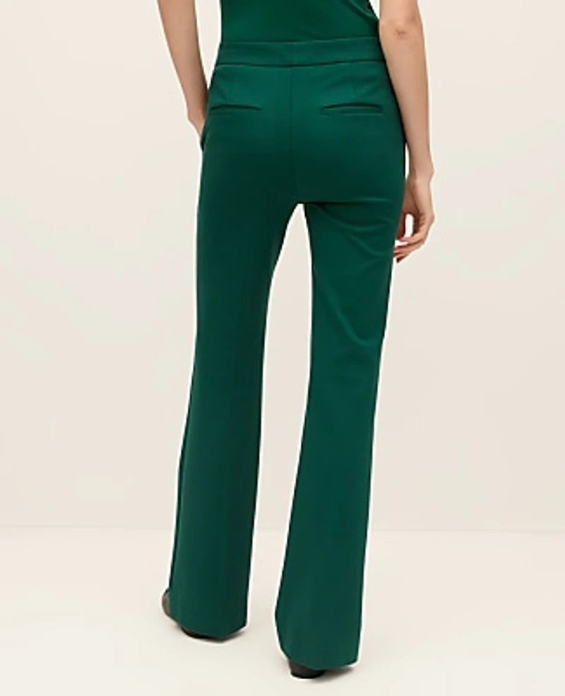 Ann Taylor The Skinny Flare Trouser Ponte Shade Tree Women's