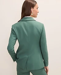 Ann Taylor The Fitted Cutaway Blazer Shadowy Jade Women's