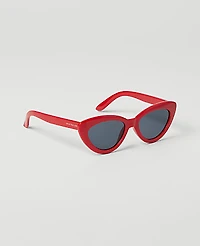 Ann Taylor Cateye Sunglasses Bright Cherry Women's