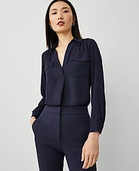 Ann Taylor Camp Shirt Women's