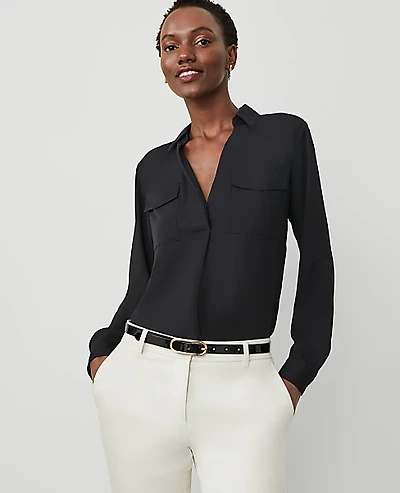 Ann Taylor Camp Shirt Women's