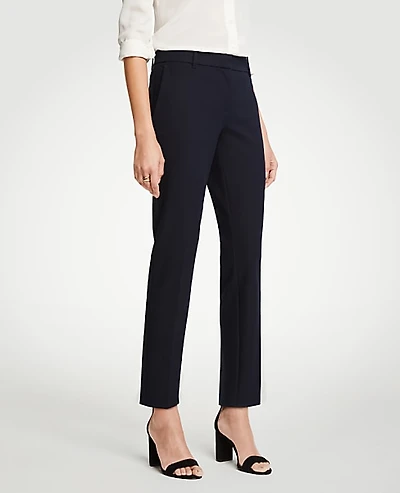 Ann Taylor The Tall Ankle Pant Cotton Twill - Curvy Fit Women's
