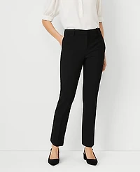 Ann Taylor The Tall Ankle Pant Bi-Stretch Black Women's