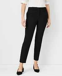 Ann Taylor The Ankle Pant Bi-Stretch — Curvy Fit Black Women's